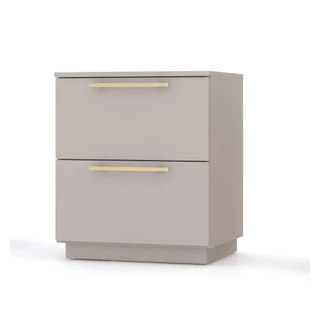 Mesa De Cabeceira Com Gavetas Dubai - Vila Rica