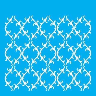 Stencil Opa 14 X 14 cm - Micro Folhagem - 1140 em Oferta na Shopee