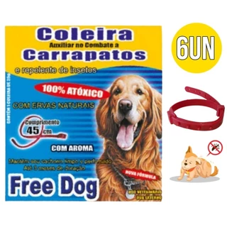 6UN Coleira Gato Anti Carrapato Cachorro Anti Pulgas Para Seu Pet