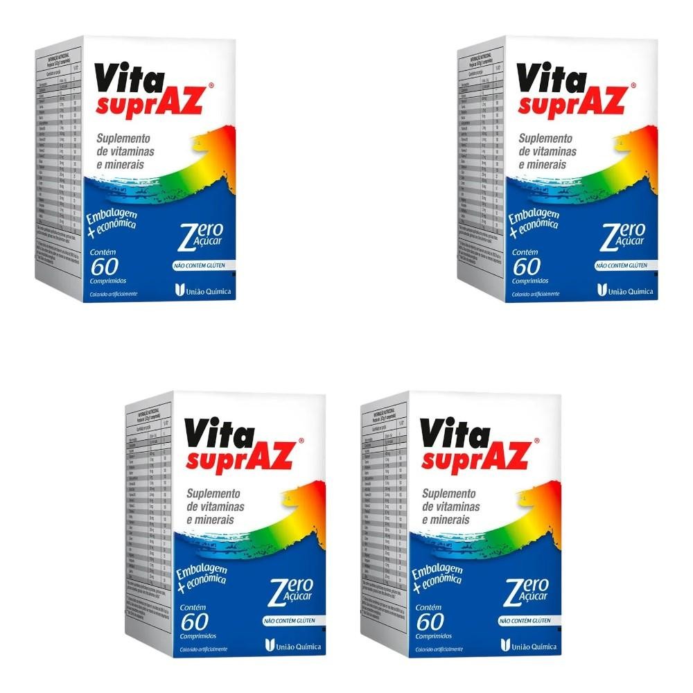Kit Vita SuprAZ Com 4 Caixas De 60 Comprimidos Cada | Shopee Brasil
