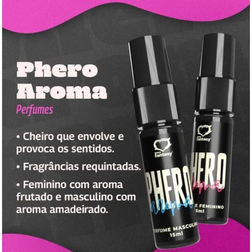 Perfume Doce Phero Feromônio Afrodisiaco Feminino 15ML Sexy Fantasy ...