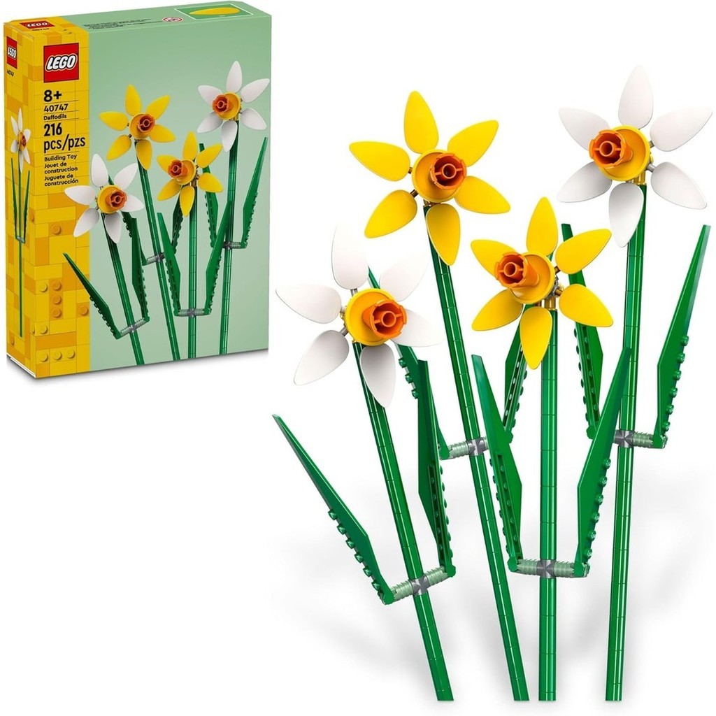 @♡ Lego Set Flowers Narcisos 216 Peças 40747 | Shopee Brasil