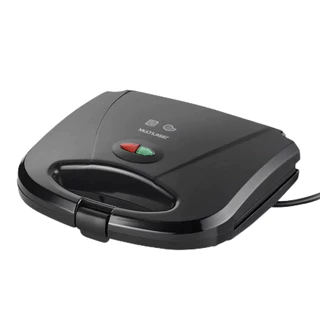 Grill e Sanduicheira Chapa Antiaderente 750 Watts Preta CE043 Multilaser