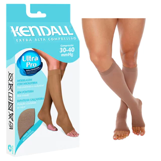 Meia Kendall 3/4 Sem Ponteira Extra Alta Compressão (30-40 mmHg) Kendall