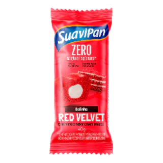 Bolinho Saudável Red.Velvet Zero Açúcar 40g - SUAVIPAN