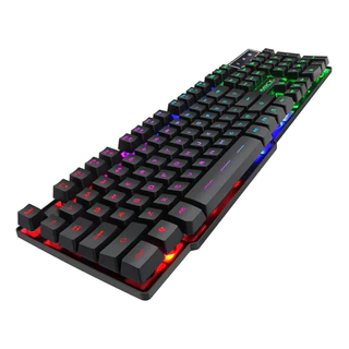 Teclado Computador Ak-600 Cor De Teclado Preto