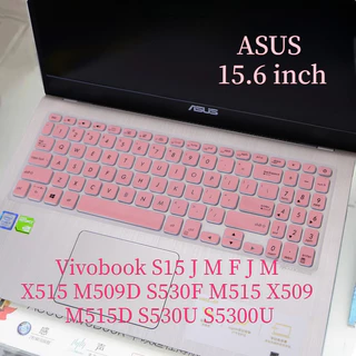 Capa De Teclado Para De 15,6 Polegadas ASUS Vivobook S15 J M F X515 M509D S530F M515 X509 M515D S530U S5300U Filme Protetor Laptop De Silicone Macio À Prova D'água