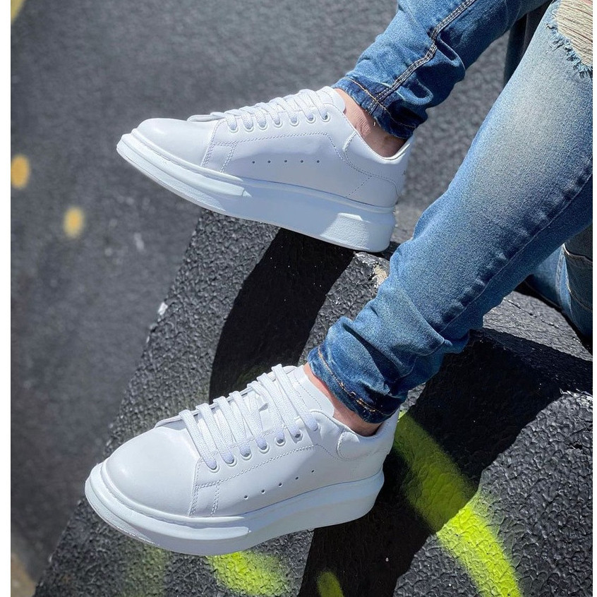 Tenis Casual Masculino Sola Alta 5cm Oversize Mcqueen Sneaker