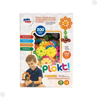 Blocos De Montar Plokt Com 200 Peças 1243 - Pakiplast