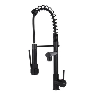 Torneira Cozinha Gourmet Monocomando Black Preto Fosco 50 Cm Decoração Elegante Casa Nova