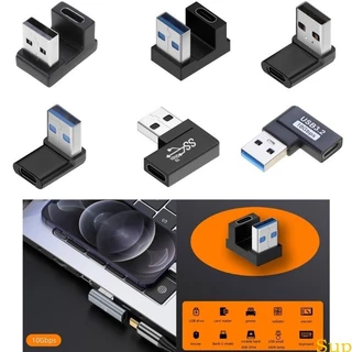 USB Conector 3 0 90 Graus Vertical Esquerda Direita Para Cima Baixo Conversor Angular Adaptado