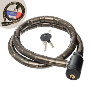 Cadeado Corrente Tranca Articulado Grosso Para Bicicleta Moto 18x100cm