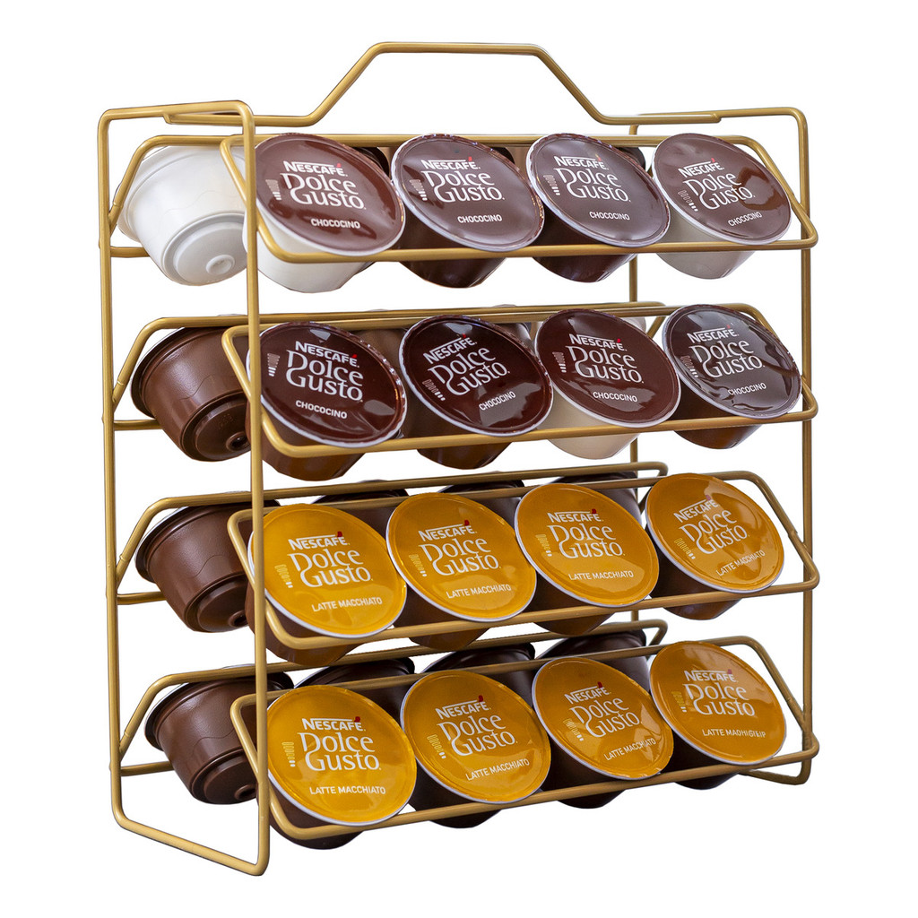 Suporte Porta Cápsulas Dolce Gusto 32 Cápsulas Café Aço | Shopee