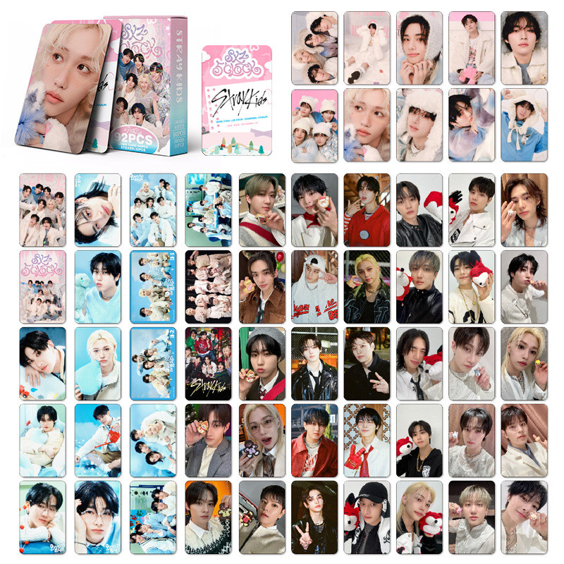 StrayKids Withfans2.0 YZY トレカ コンプ KPOP 92 Unidades/Caixa STRAYKIDS Photocards SKZ Relógio LOMO