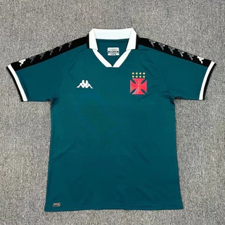 Vasco 2024-2025 Alta Qualidade Verde Goalkeeper Futebol T-Shirt Futebol