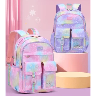 Mochila Escolar de Grande Capacidade para Meninas da Escola Primária