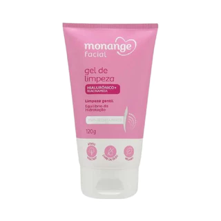 Gel Limpeza Facial Pele Seca Niacinamida Monange 120Ml