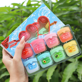 Novo Bálsamo Hidratante 4/6/8pcs Conjunto De Baton Para Os Lábios Maquiagem Natural Base Vegetal Anti-Rachaduras Cuidados Com A Pele