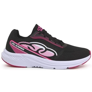 Tênis Esportivo Feminino Preto Ideal Para Academia Corrida Caminhada - Calçado Confortável e Resistente - Envio Rápido Promoçao