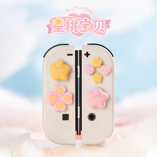 Conjunto De Tampas De Silicone Para O Bastão Polegar Compatível Com Nintendo Switch OLED/Joy-Con Joystick & D-Pad Capa Protetora