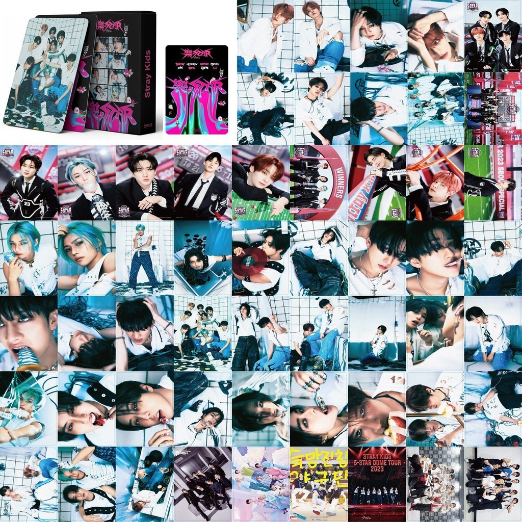 55pcs STRAY KIDS SKZ HOP Lomo Cartões Perder My Breath Magic