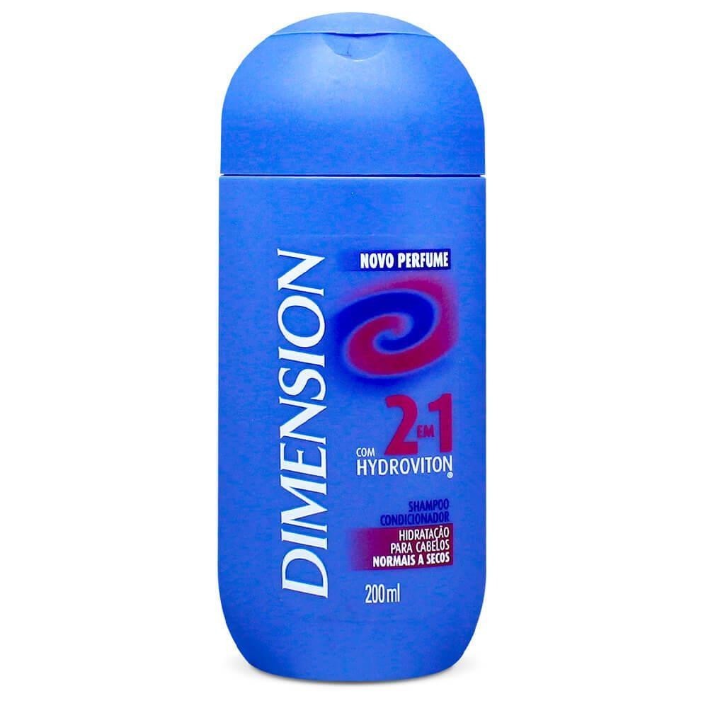 DIMENSION 2 EM 1 SHAMPOO HIDRATAÇÃO COM 200ML 