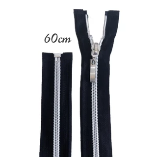 ZIPER NYLON DESTACAVEL ALUMINIZADO ZNDA N°5 60CM - PACT. 10 UNI