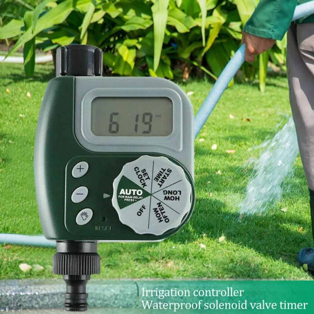 Digital Garden Tap Timer Automatic Watering Sprinkler Irrigation System ...