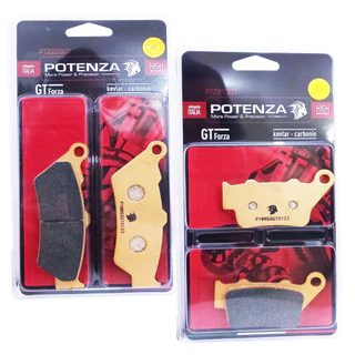 Kit Pastilhas de Freio Cb 500 Antiga 1997 A 2005 Original Potenza