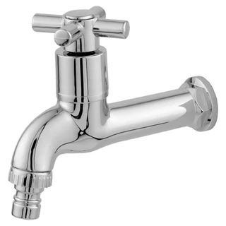 Torneira Jardim Imperatriz Higo Abs Cromado 1130 C31 Longa 1/4 Volta em Oferta na Shopee