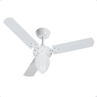 Ventilador De Teto Pera New 3pás Branco 130w