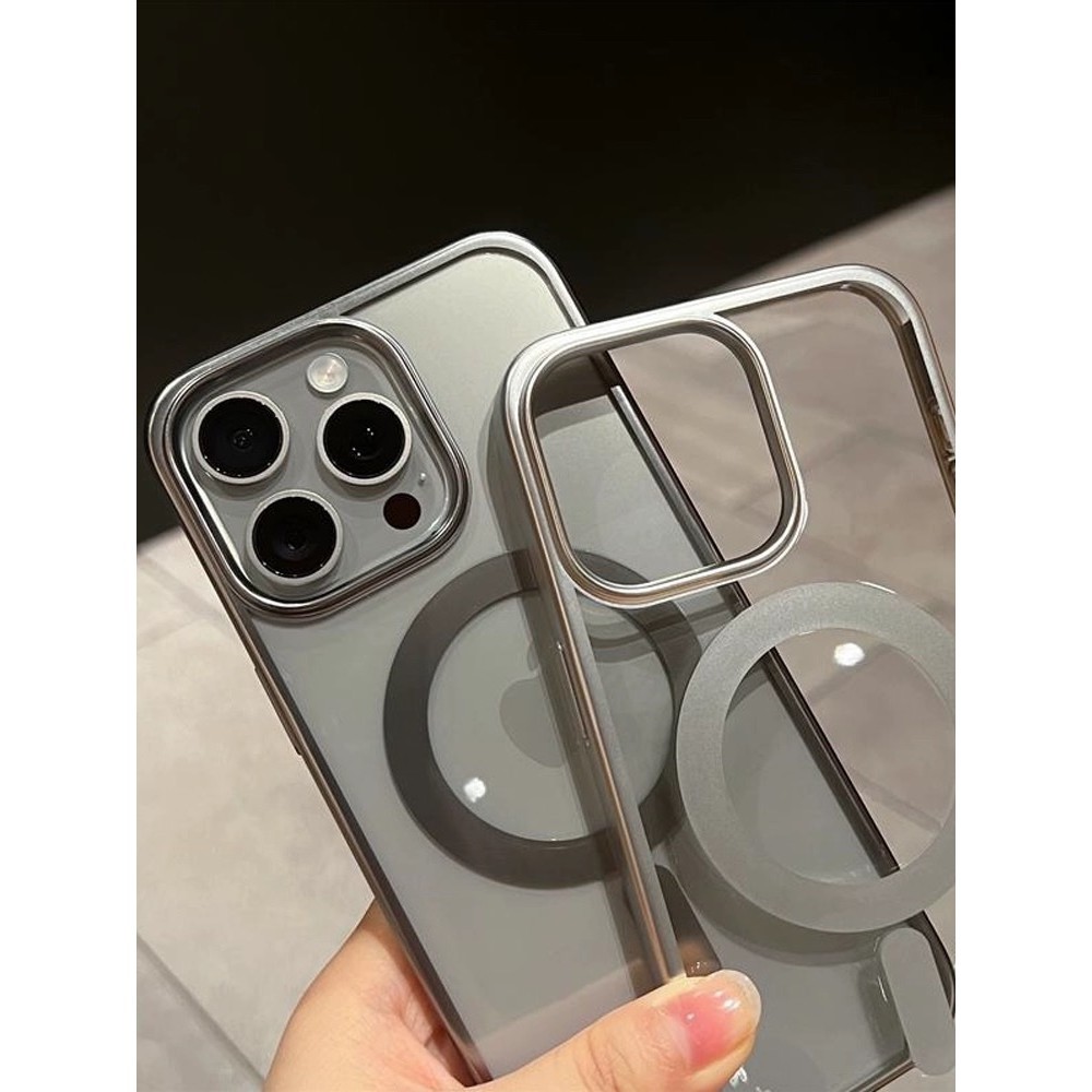 Capa Premium para iPhone 12, 13, 14, 15 com Magsafe – Silicone Reforçado e Alta Qualidade