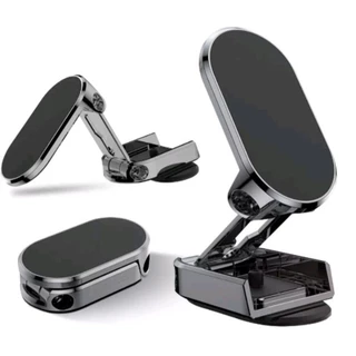 Suporte Magnético Forte Para Telefone De Carro Giratório Smartphone Celular Dobrável Alta Qualidade