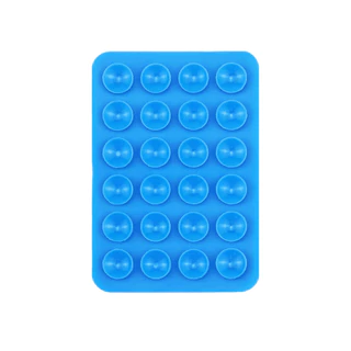 Ventosa De silicone INRAM 24 Simples De Uma Face Antideslizante Estojo De Telefone Celular Portátil Suporte Quadrado