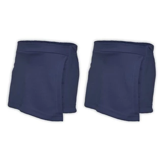 Kit 2 Short Saia Infantil Helanca Azul Marinho