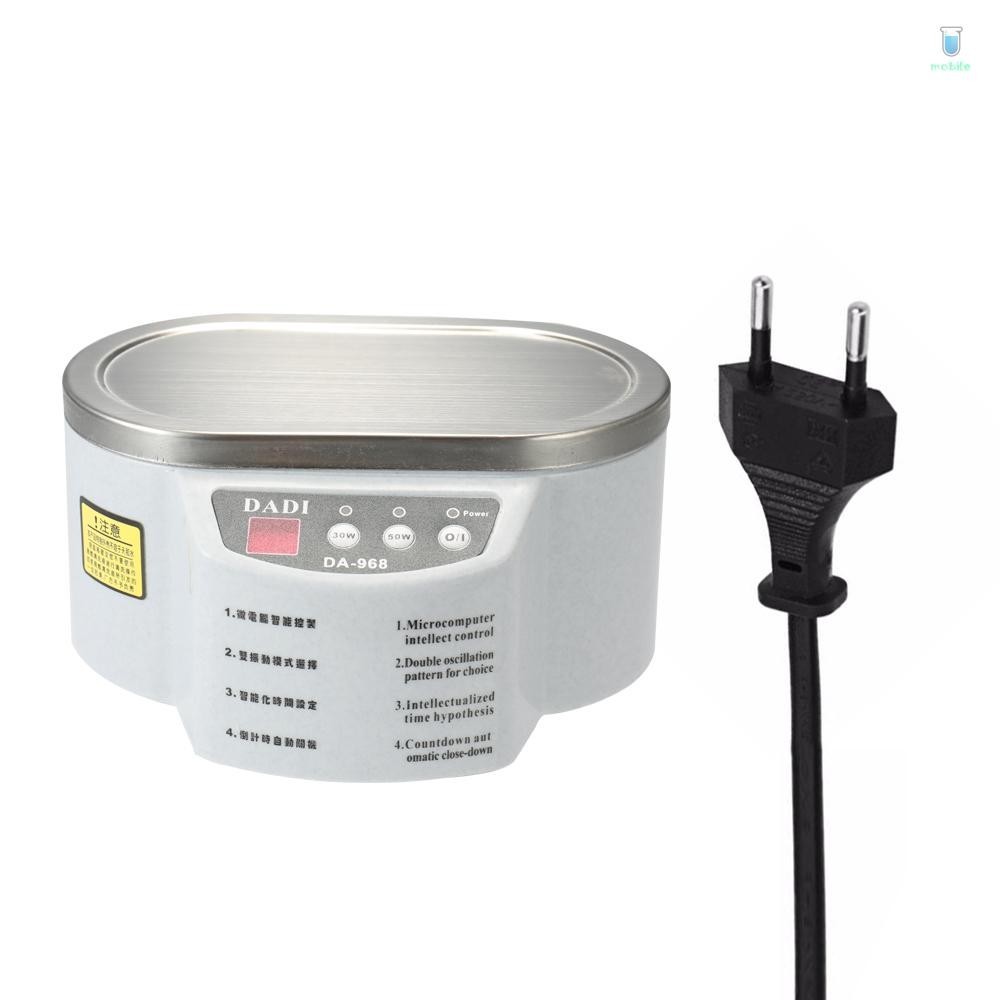 Mini Tamanho Limpador Ultrasônico Digital Doméstico Jóias Relógios De Limpeza Por Ultra-Som Máquina De Esterilização De Ferramentas De Placas De Óculos