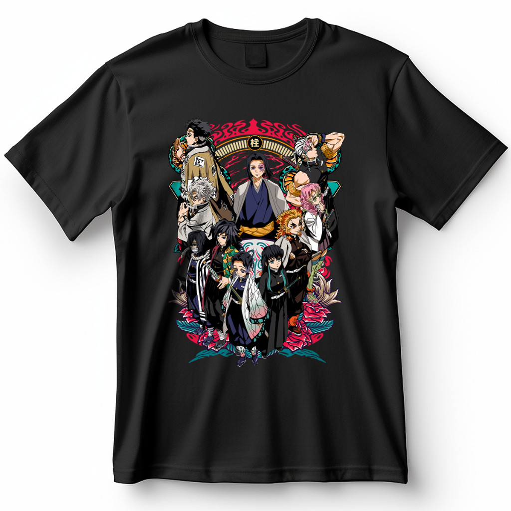 Camiseta Unissex Demon Slayer Kimetsu no Yaiba Remera De Pilares Blusa ...
