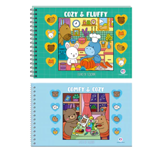 Kit Livros de Colorir - Cozy & Fluffy