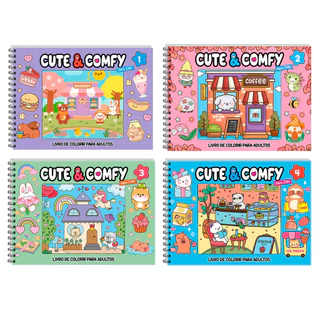 Combo Cute & Comfy Super - Coleção Completa com 4 Livros - Capa Dura Holográfica