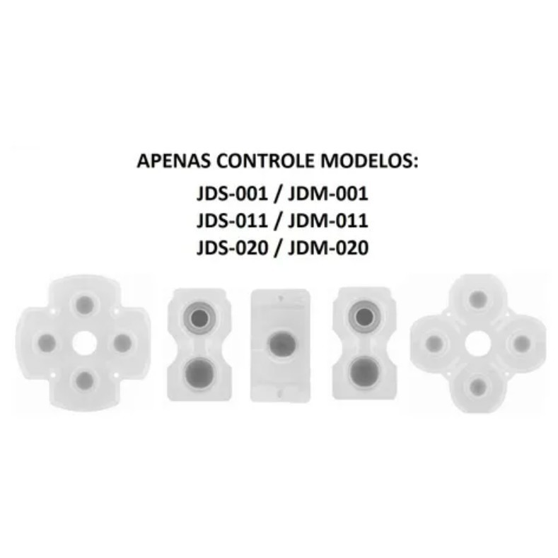 Borracha Condutiva Controle Ps4 Jds Jdm 001 011 020 MENOR PREÇO -