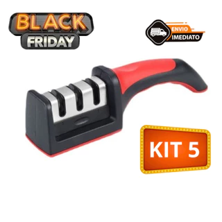 KIT 5 Amolador Afiador De Facas Em Aço Inoxidável Ferramentas De cozinha Profissional Promotion em Oferta na Shopee