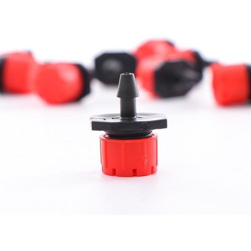 Imagem do produto Kit 100 Bico Gotejador Para Irrigação Jardim Regulável 70l/h Mangueira 6