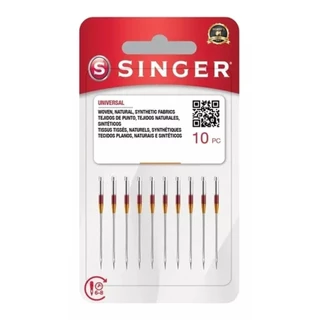 Agulha Singer 2020 Máquina Costura Domestica Algodão 10 Unid