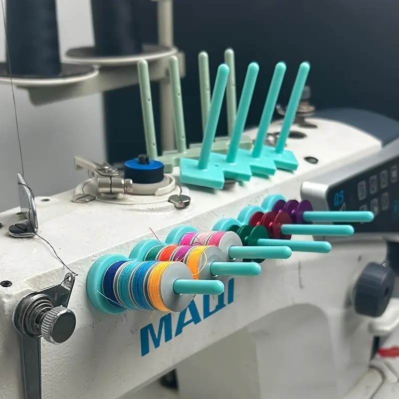 Porta Cucito Borse Porta Il Cucito Porta Bobina Magnetico, Porta Filo Per Cucire In Plastica, Organizer Ergonomico Per Filo E Bobina Per Macchine Da Cucire, Facile Accesso, Fissaggio Magnetico Sicuro Bobine Macchina - 4