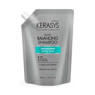Kerasys Scalp Balancing Shampoo 500ml - Refil Anti caspa