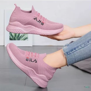 Sapatos tamanho único para mulheres, Sport Flight Fabric, versão coreana, elegante e casual 0098