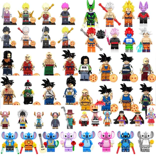 Série Animação Crianças Montando Brinquedos nano Ninjago Minifiguras Presentes Para