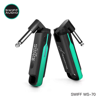 SWIFF-WS-70 Sistema transmissor de guitarra sem fio para instrumento, baixa latência, alta reprodução
