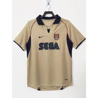 2001-02 Arsenal Off Vintage Shirt De Alta Qualidade Manga Curta De Futebol AAA DVOQ
