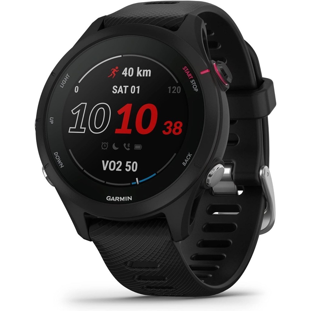 RELÓGIO GARMIN GPS FORERUNNER 255S MUSIC 010-02641-22 PRETO